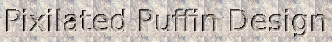 Pixilated Puffin Header